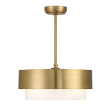 Savoy House 22-FD-445-322 - Diana 4-Light Fan D'Lier in Warm Brass