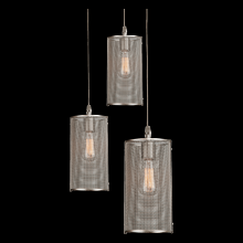 Hammerton CHB0019-09-MB-0F-C01-L3 - Uptown Mesh Square 9pc Multi-Pendant