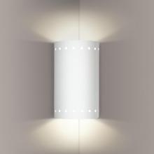 A-19 207CNR-A28 - Melos Corner Sconce: Brazil Nut