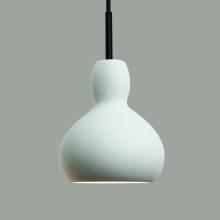 A-19 MP13-A4-BCC - Venus Mini Pendant: Pearl (Black Cord & Canopy)