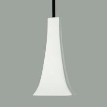 A-19 MP14-A13-BCC - Eiffel Mini Pendant: Hurricane Blue (Black Cord & Canopy)
