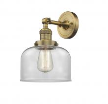 Innovations Lighting 203-BB-G72 - Bell - 1 Light - 8 inch - Brushed Brass - Adjustable Sconce