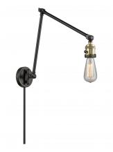 Innovations Lighting 238-BAB-LED - Bare Bulb - 1 Light - 5 inch - Black Antique Brass -Adjustable Swing Arm