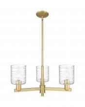 Innovations Lighting 716-3CR-BB-G1113 - Cobbleskill - 3 Light - 27 inch - Brushed Brass - Stem hung - Flush Mount