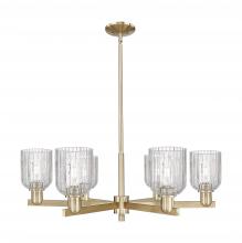 Innovations Lighting 716-6CR-CB-G559-5CL - Bridal Veil - 6 Light - 24 inch - Satin Nickel - Chandelier