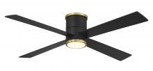 Minka-Aire F797L-CL/SBR - FALCO FLUSH - 54" LED FLUSH MOUNT CEILING FAN